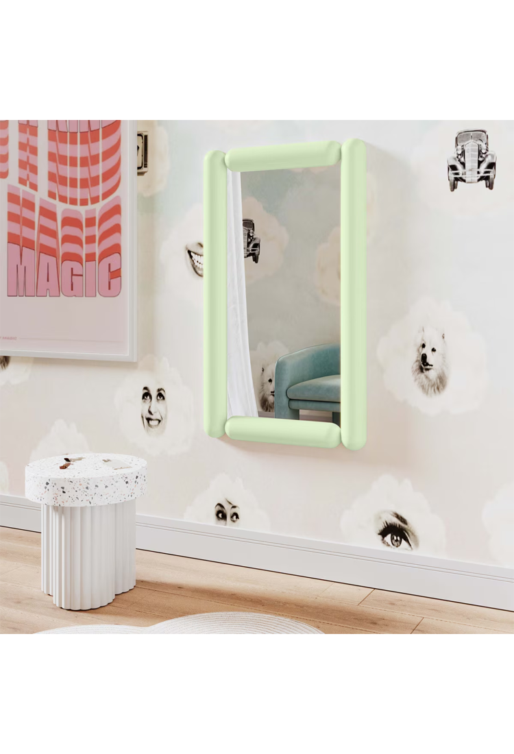 Voss Wall Mirror,Mint Green