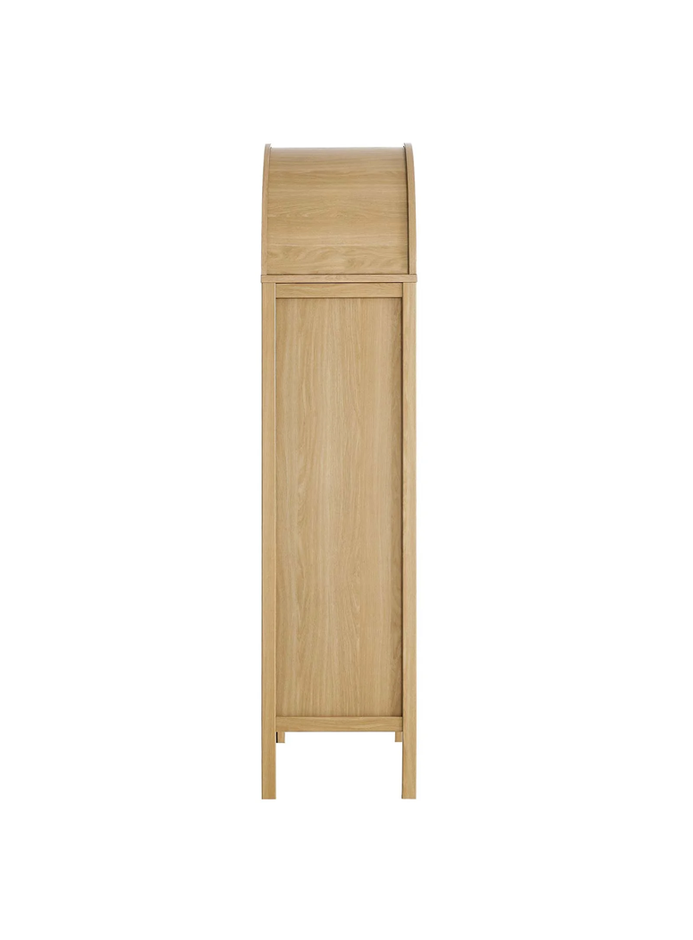 Calista Storage Display Cabinet,oak