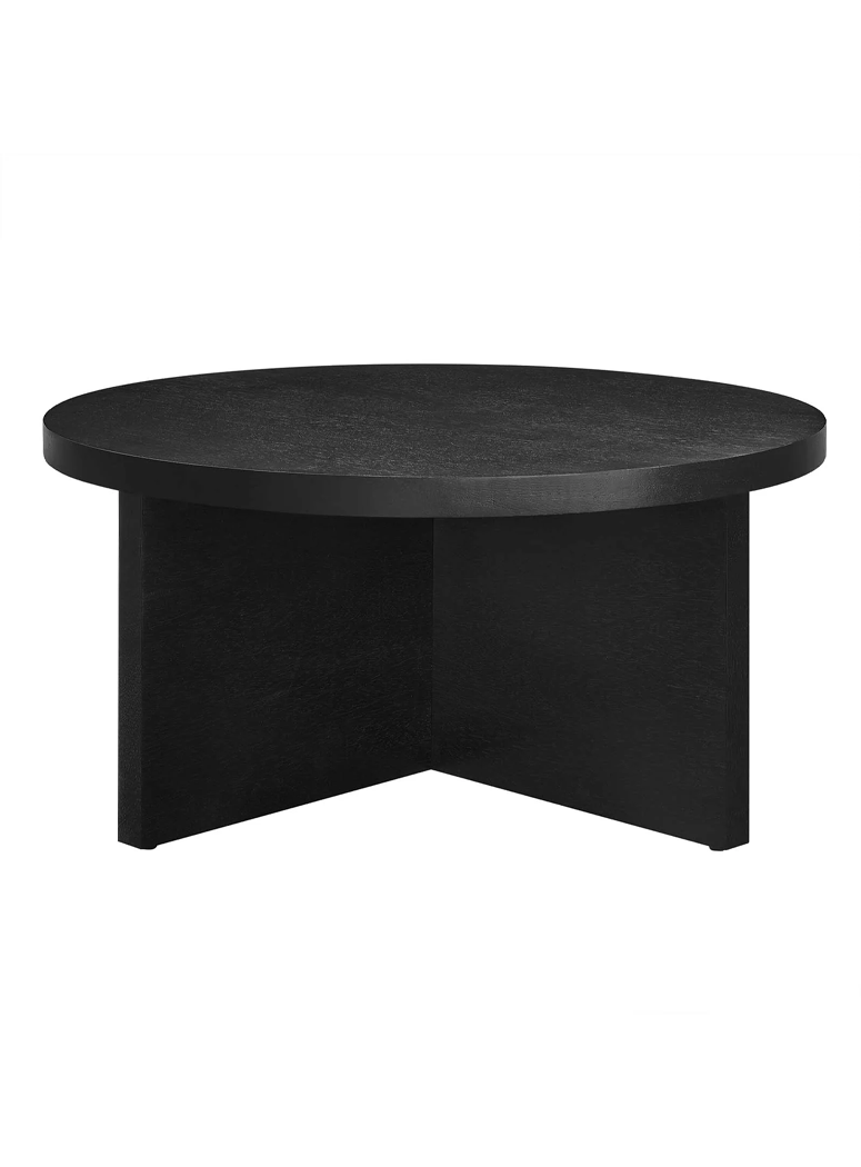 Quinlan Wood Coffee Table,black