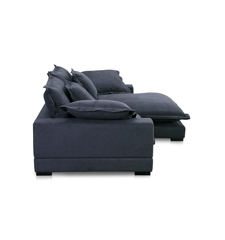 Marlowe Sectional,slate blue