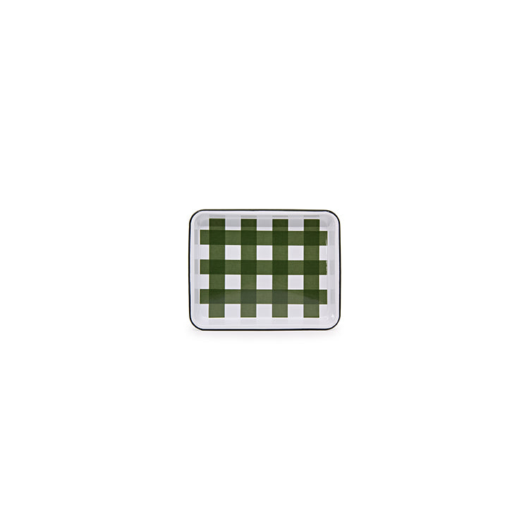 Crow Canyon Max Humphrey x CCH Gingham Small Rectangle Tray
