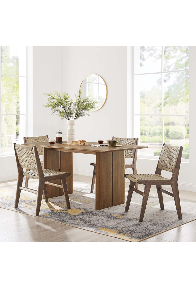 Maiz 60" Dining Table,Walnut