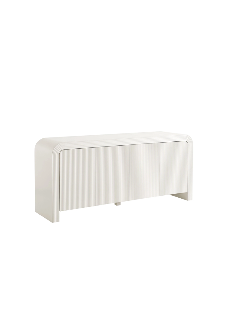 Timber 70" Sideboard Cabinet,White Matte