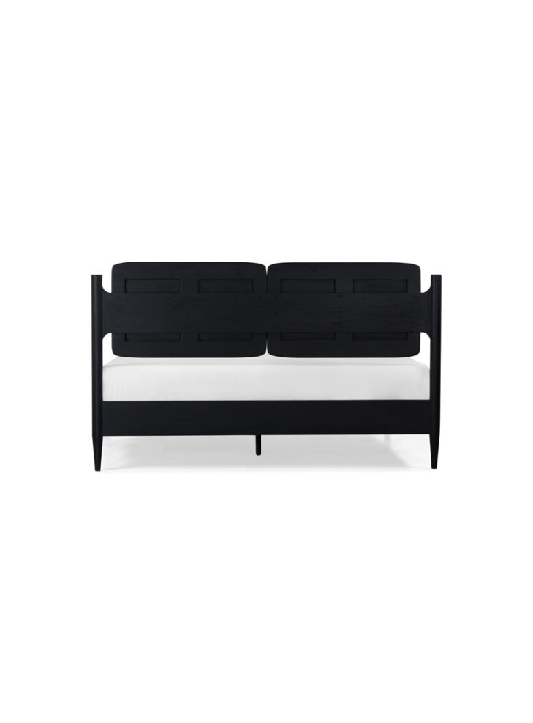 Manor King Bed, charcoal