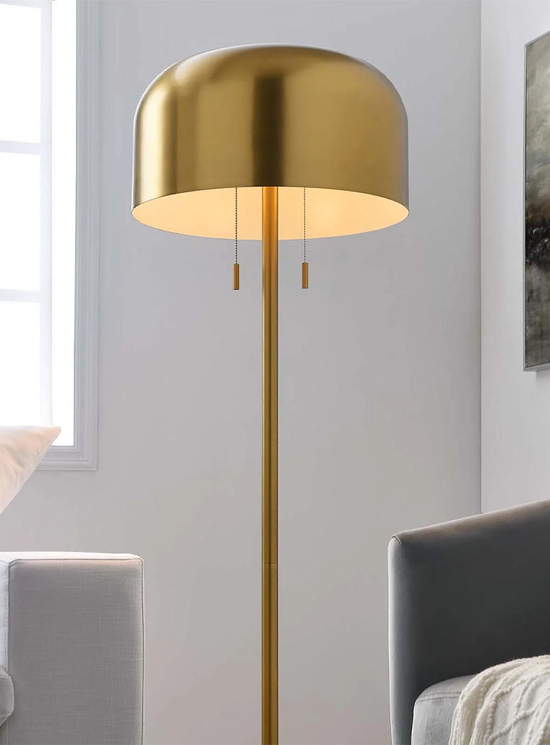 Thalassian Floor Lamp,Gold