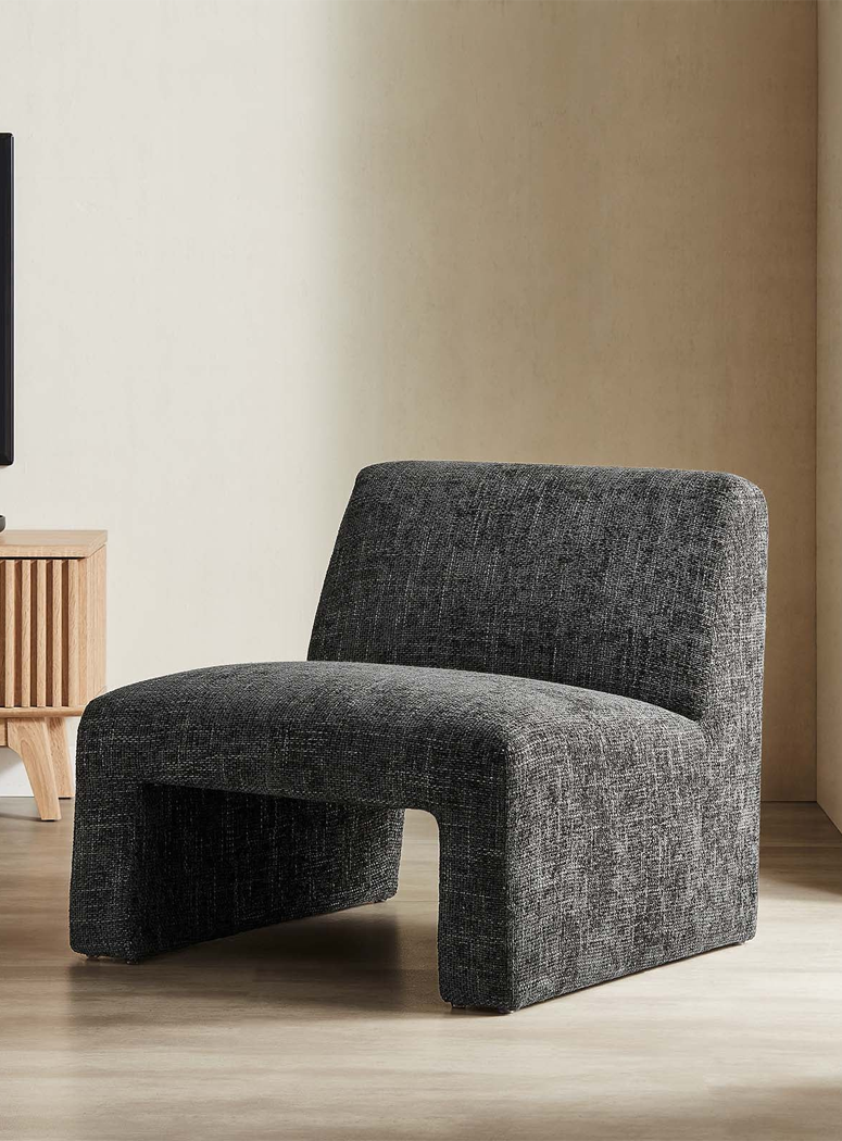 Thalric Accent Chair,Carbon Black