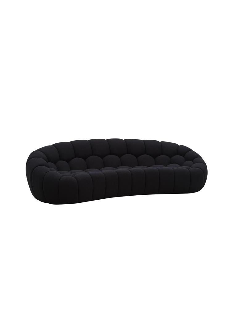 Veridian 104"Sofa, black