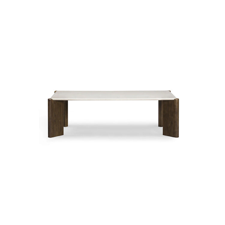 Resi Cream Quartz Rectangular Coffee Table