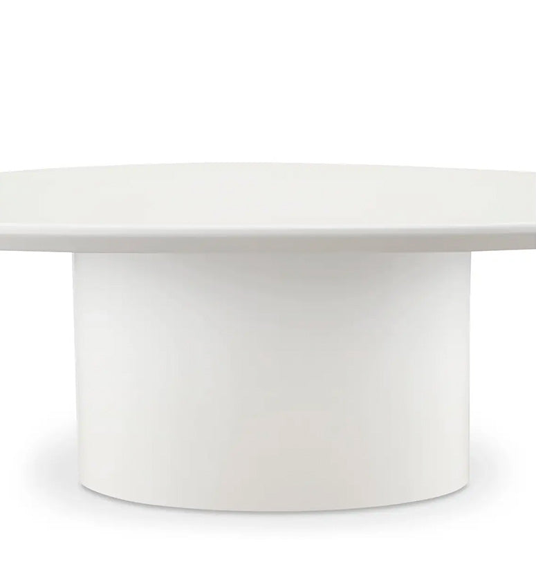 Cascade Coffee Table, ivory white