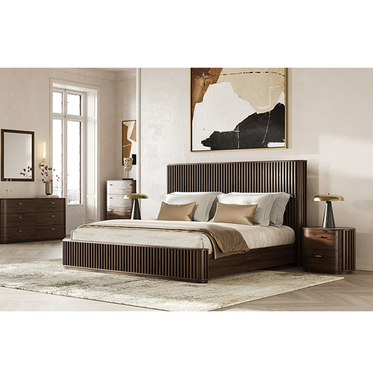 Acacia Walnut Queen Bed