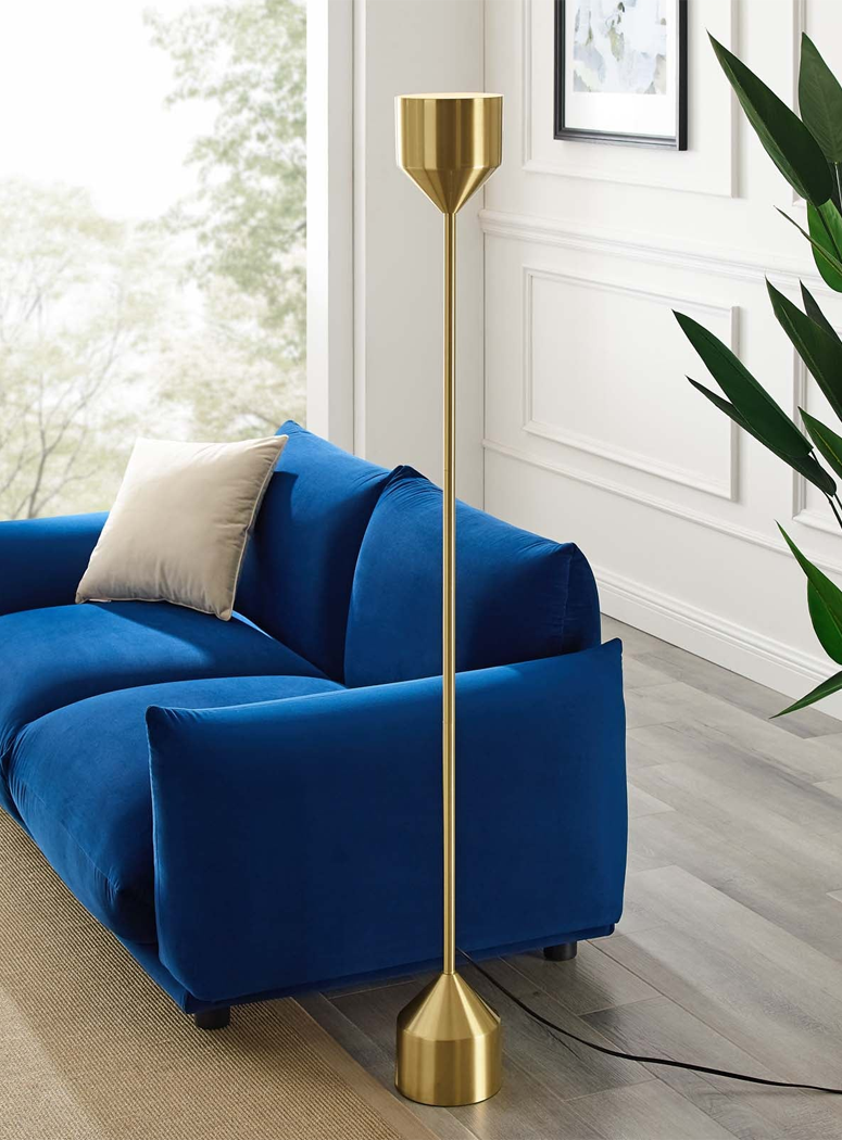 Thalassian Floor Lamp,Gold