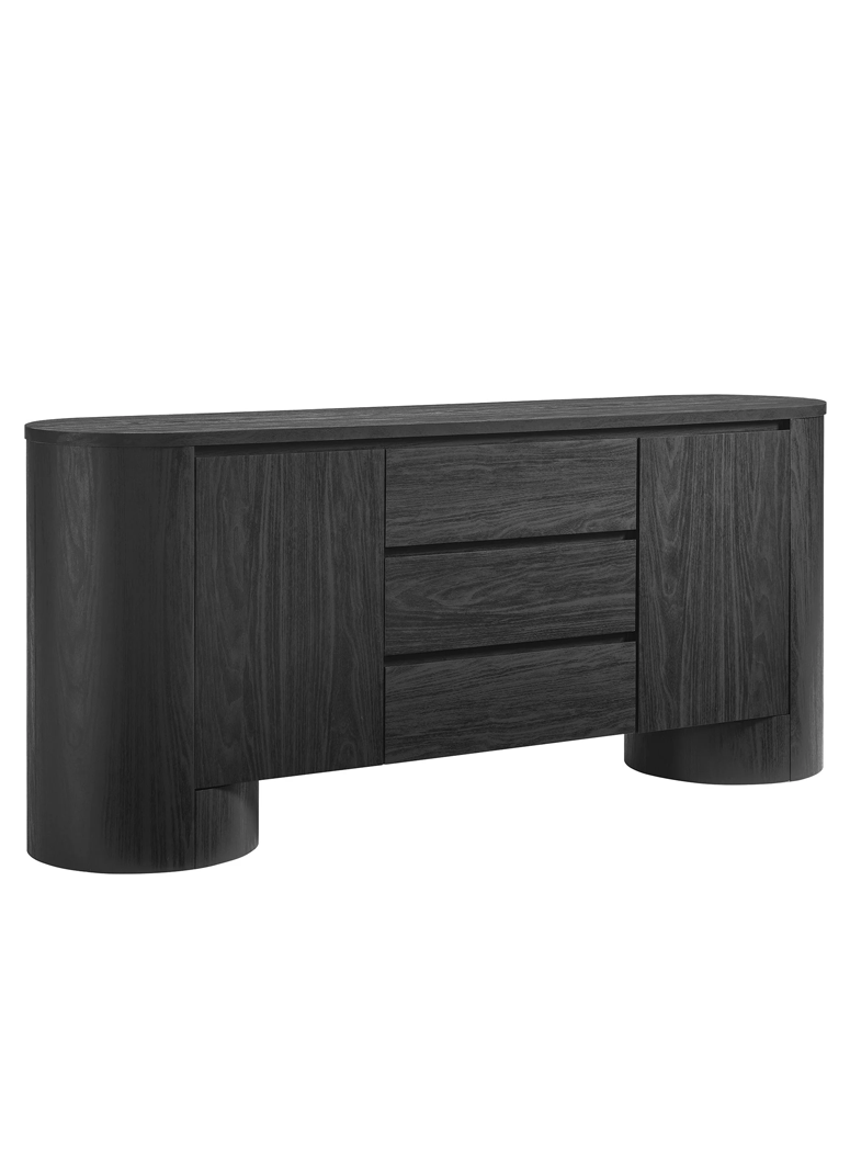 Drakaris Sideboard Storage Cabinet,Hickory Frost