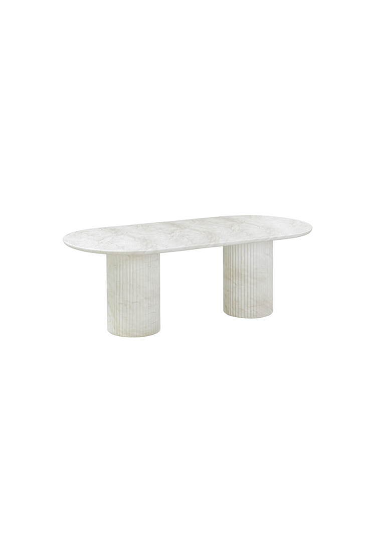 Altheon Marble Pattern Indoor/Outdoor Dining Table