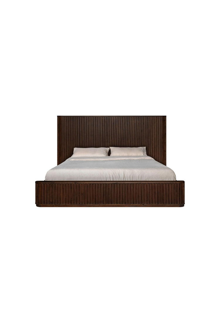 Cadenza Acacia King Bed,Walnut