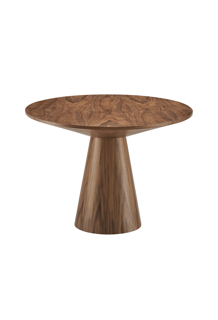 Quillon 75" Round Dining Table,Walnut