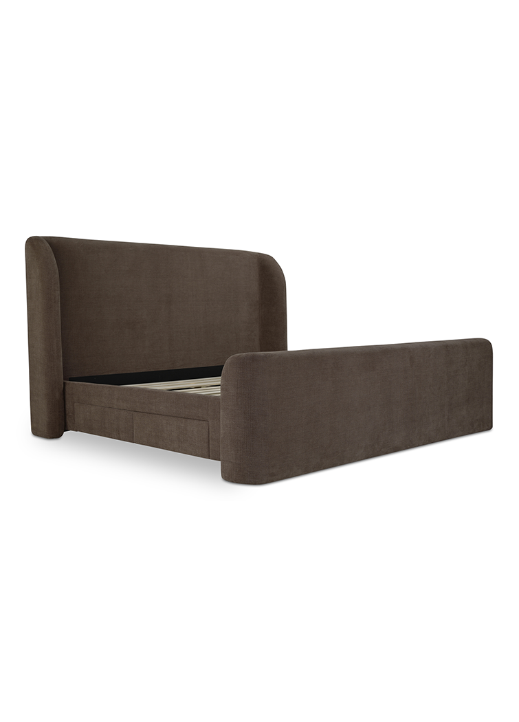 Lyra King Bed,brown