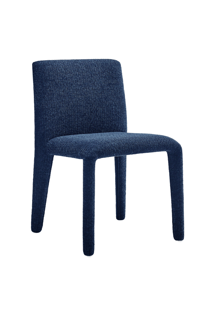 Noviara Fabric Dining Chair,Navy