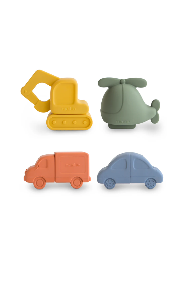 Mushie Vehicles Mold Free Bath Play Set