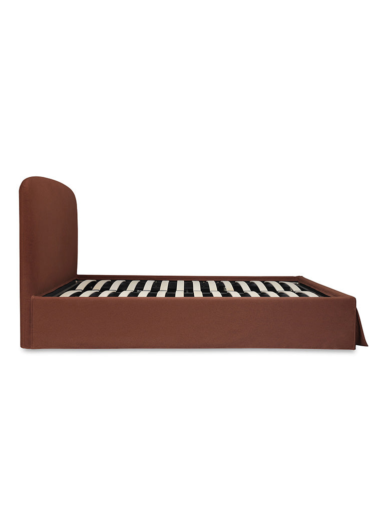 Snooze King Storage Bed,rust