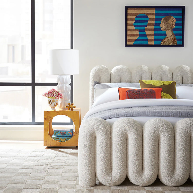 Jonathan Adler Pompidou Tangerine Path Pillow