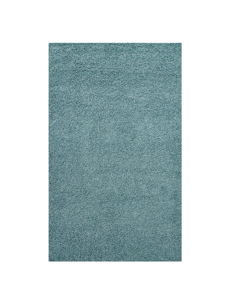 Draxian Solid Area Rug,Aqua Blue 5 x 8