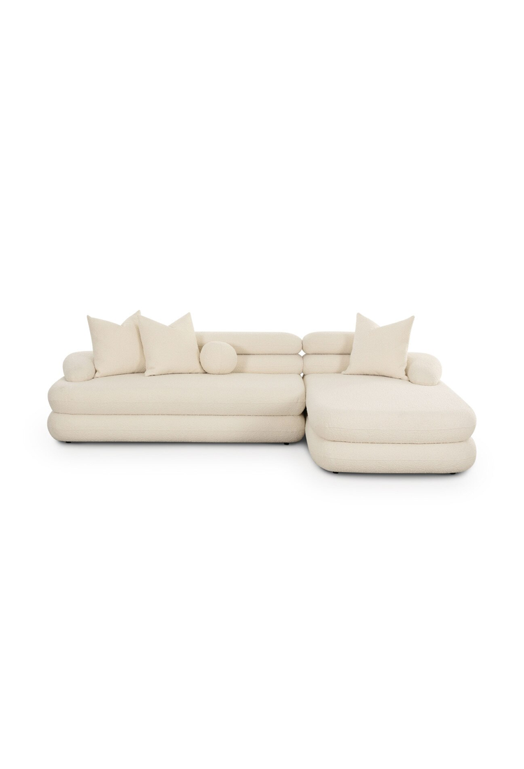 Restopia Cream Boucle RAF Sectional