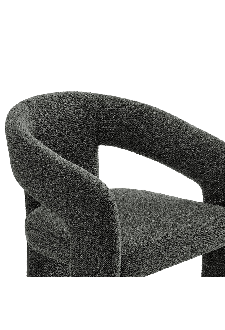 Elyssia Fabric Dining Chair,Anthracite