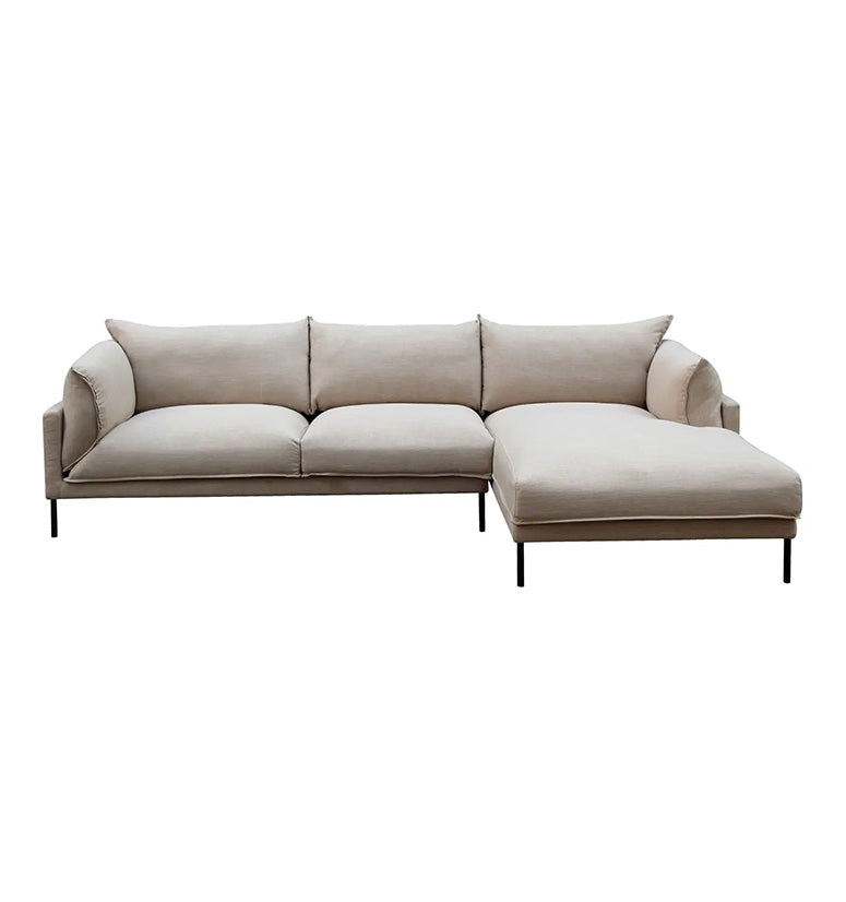 Quinn Sectional,2 facing option ,sandy beige