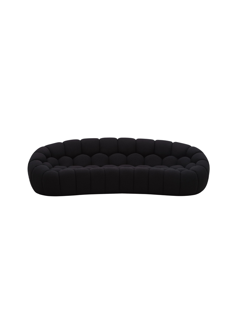 Veridian 104"Sofa, black