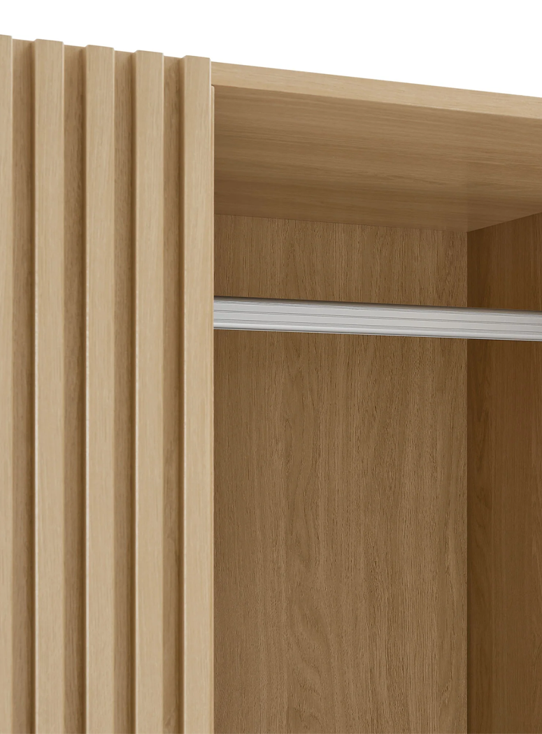 Chateau 2-Door Closet ,Oak Chateau 2-Door Closet ,Oak