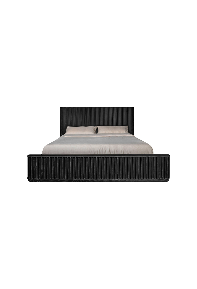 Cadenza Acacia Queen Bed,Black