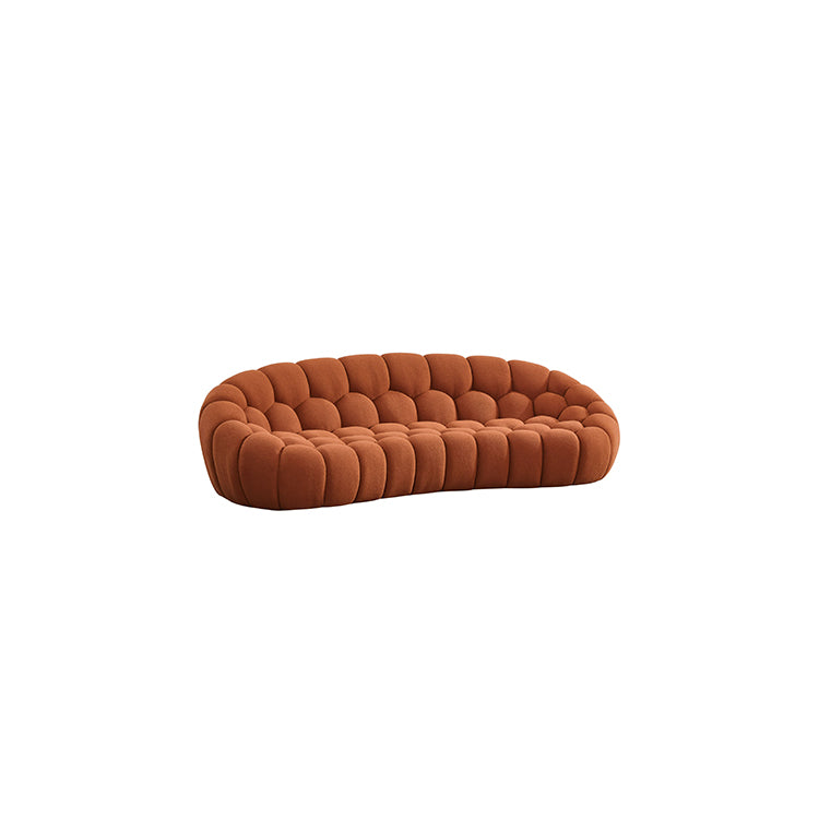 Veridian 104" Sofa, orange