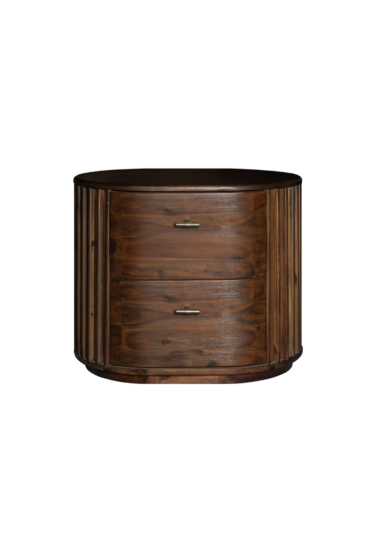 Cadenza Acacia Nightstand,Walnut