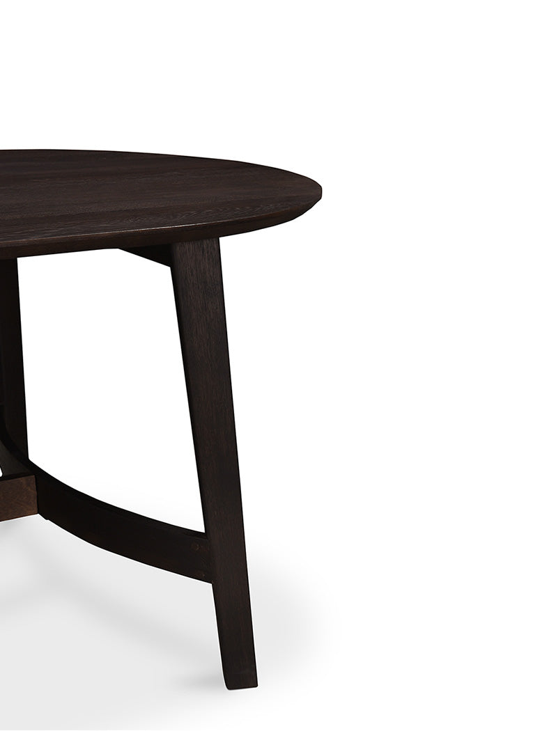 Pine Dining Table Large,dark brown