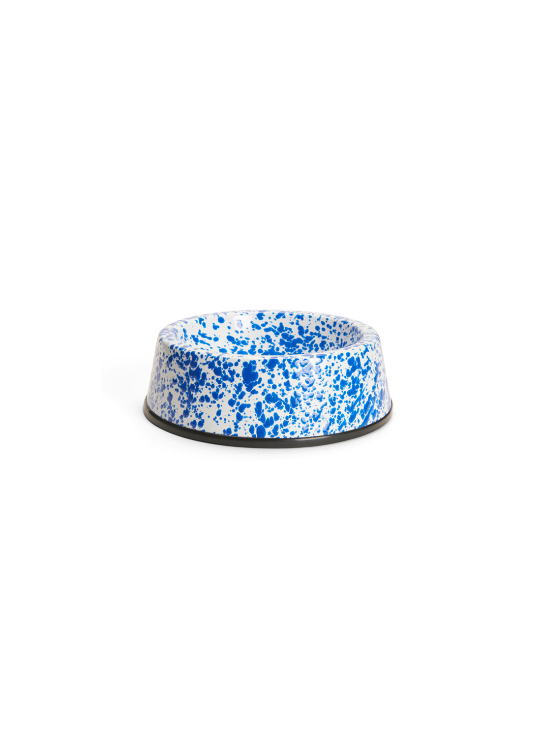 Crow Canyon Splatter Large Pet Bowl, Blue