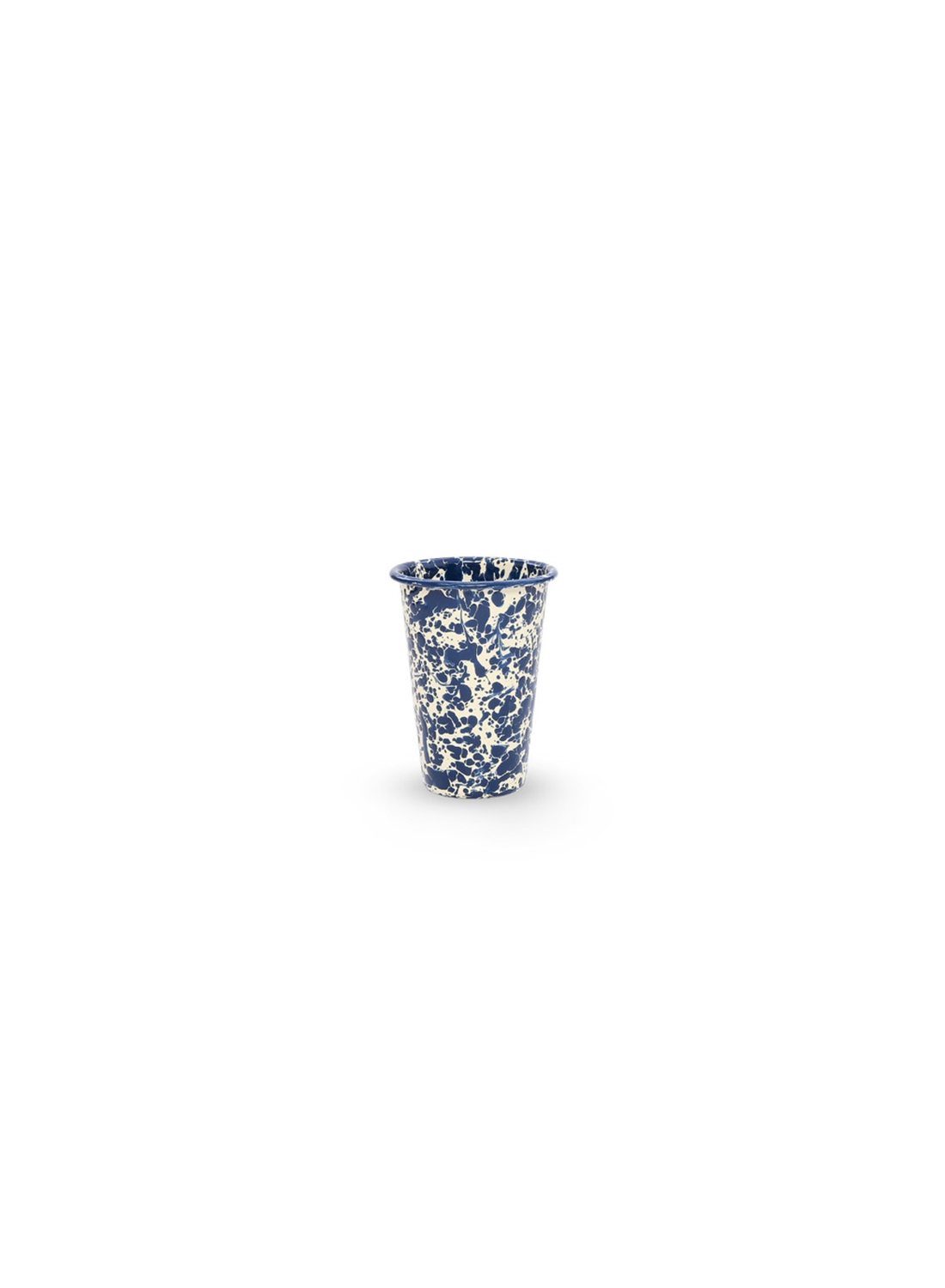 Crow Canyon Splatter 14 oz Tumbler, Navy and Cream