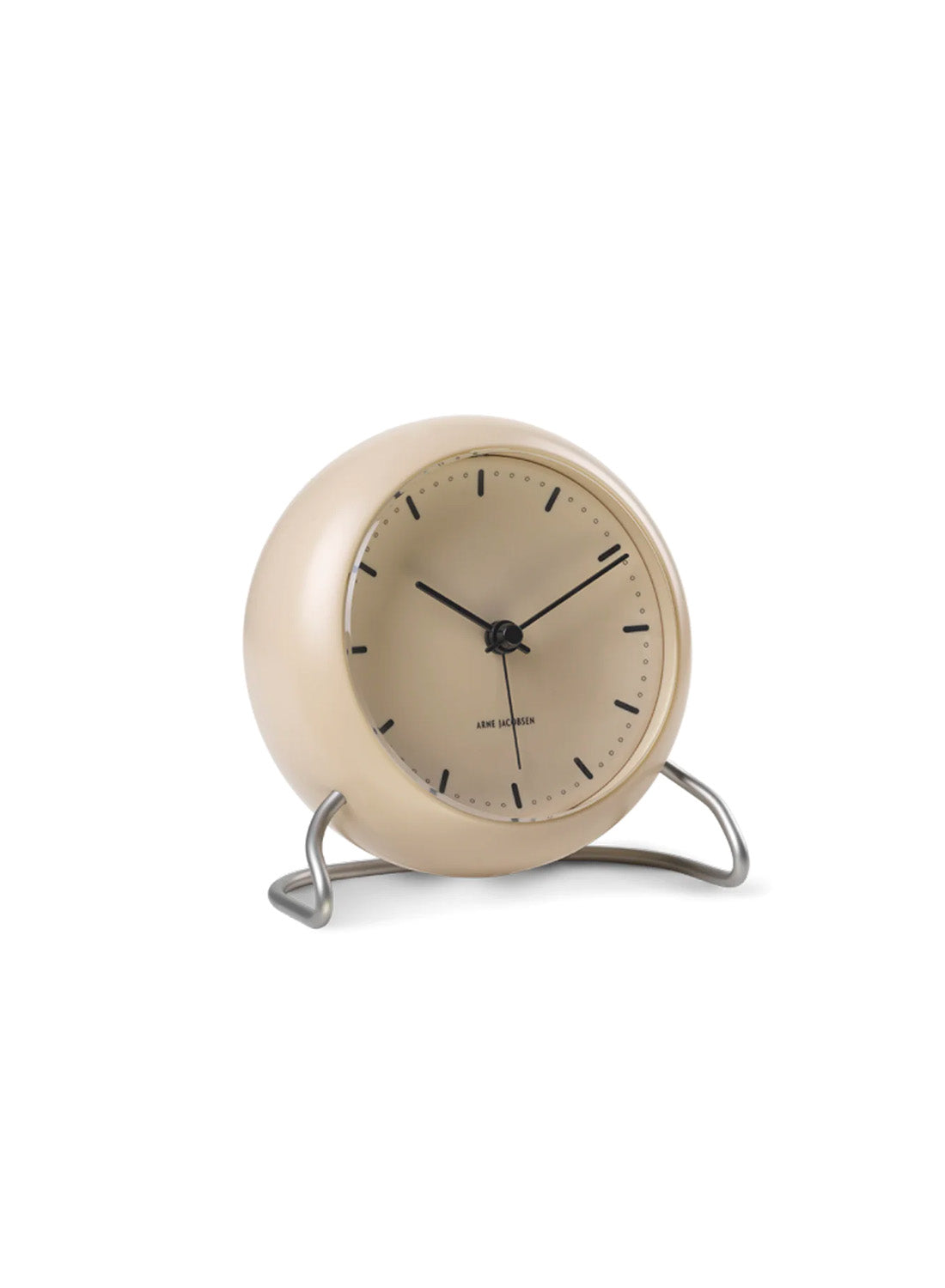 Arne Jacobsen City Hall Alarm Clock sandy beige