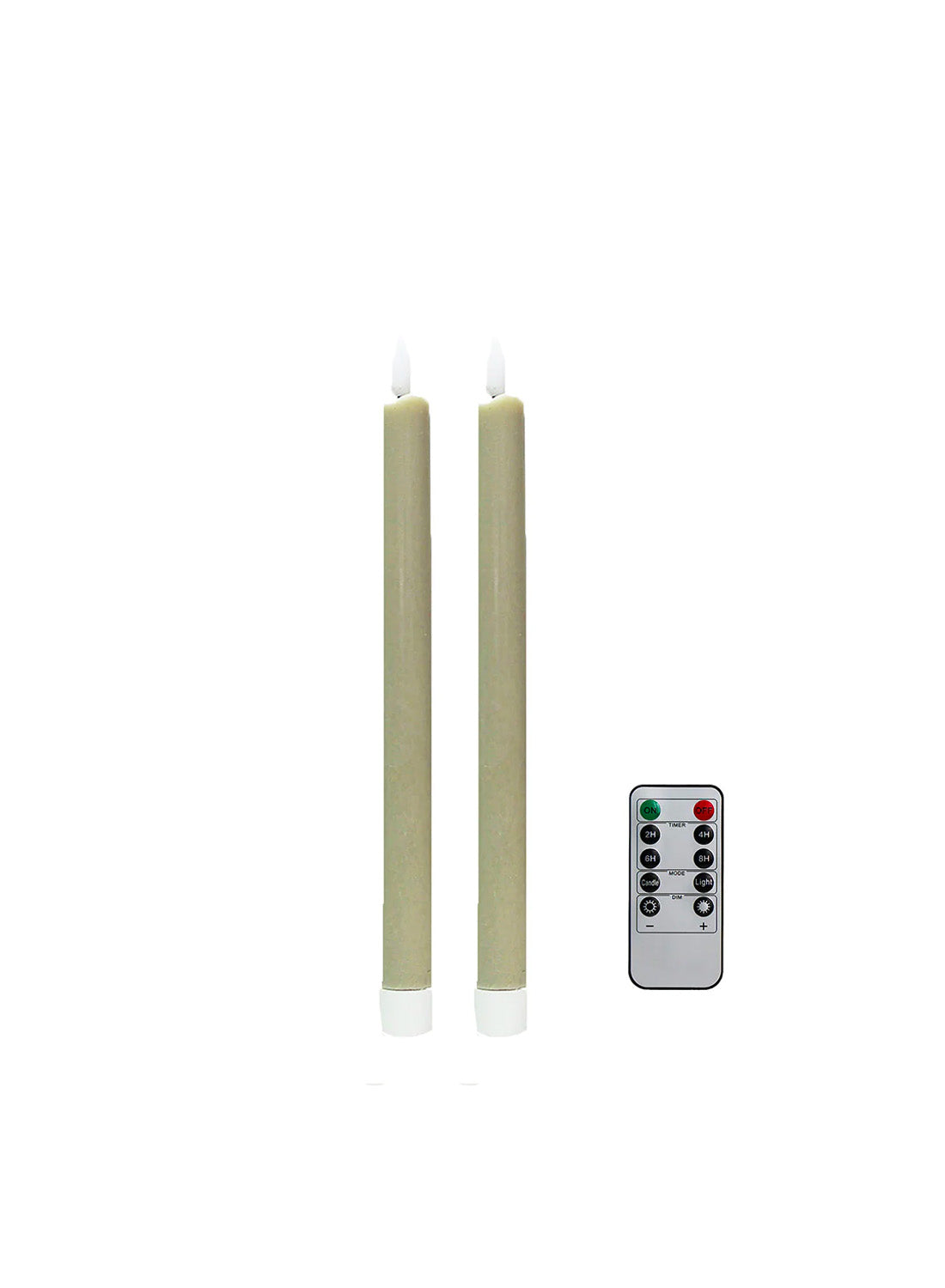 Addison Ross Cappuccino LED Candles, set of 2
