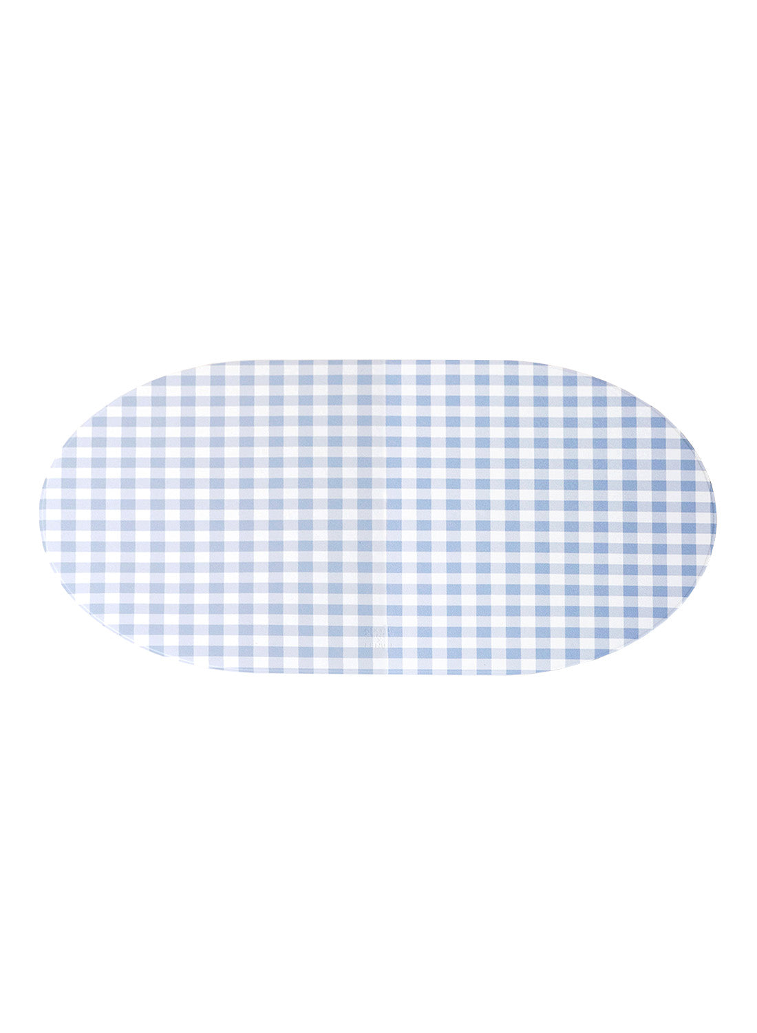 Fenice Gingham Placemat, Sky Blue