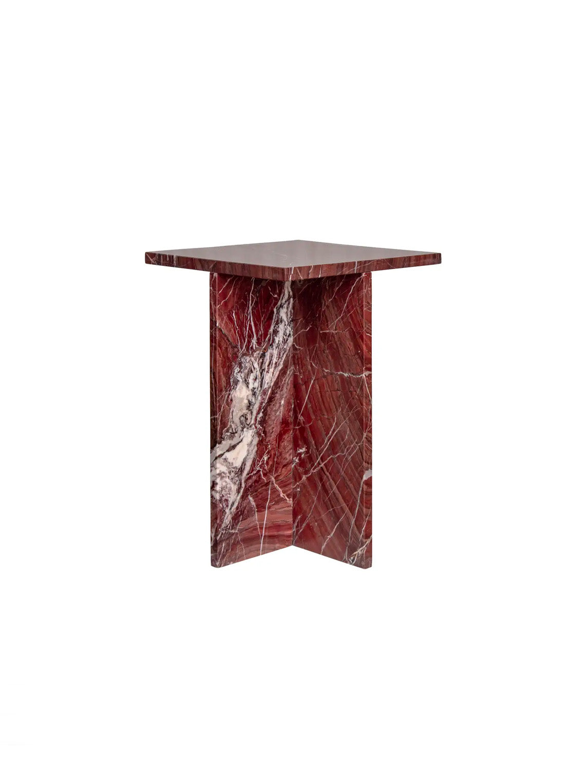 Clair Rose Marble Accent Table