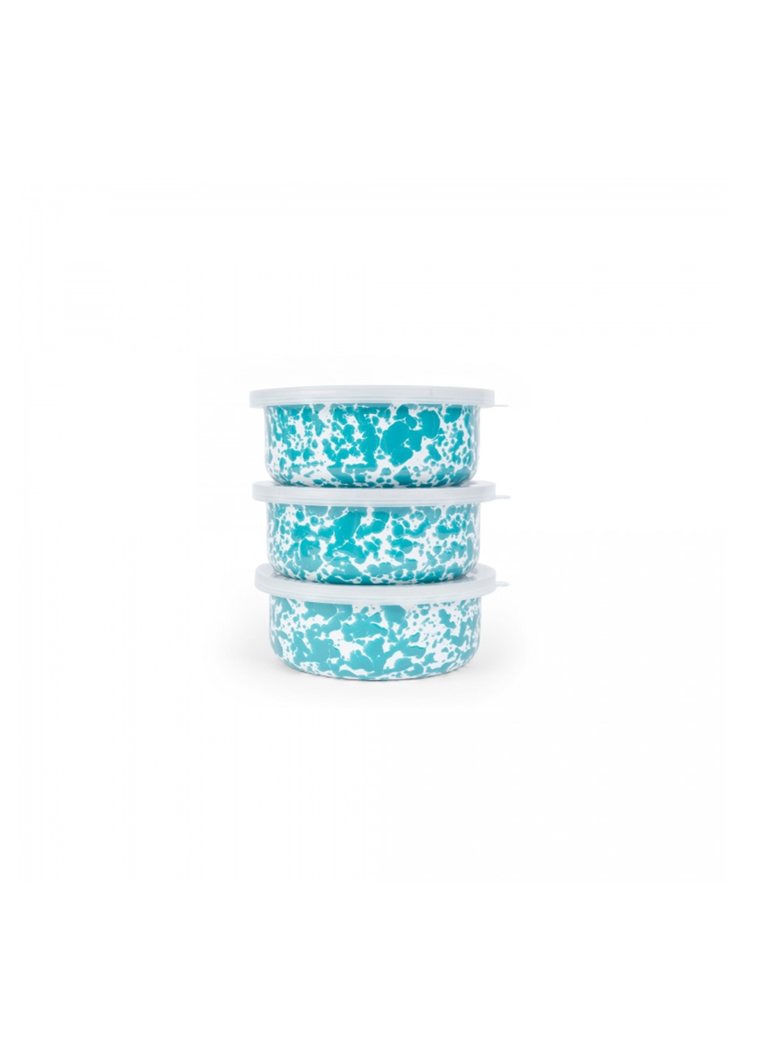 Crow Canyon Splatter 3 Piece Storage Bowl Set