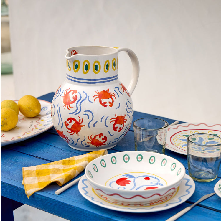 Costa Nova Summer Bliss Pasta/Soup Bowl, Tulip