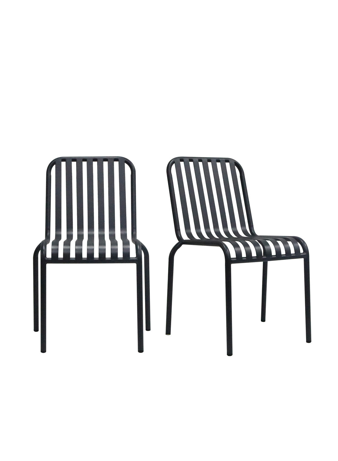 Elara Outdoor Chair, black (set of 2)