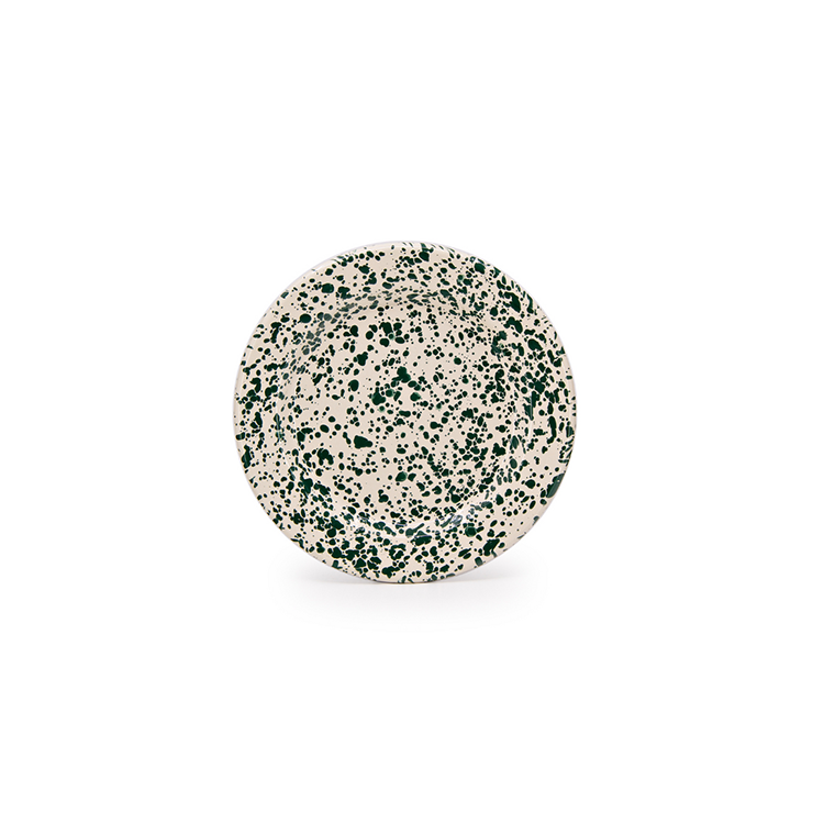 Crow Canyon Splatter Flat Salad Plate