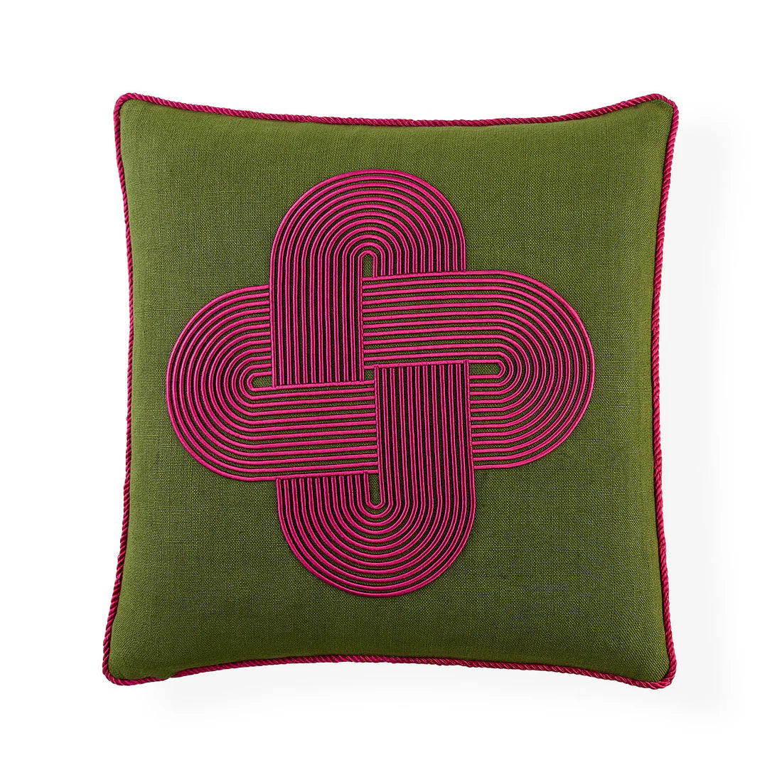 Jonathan Adler Pompidou Olive Plus Pillow