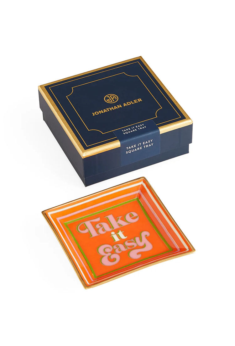 Jonathan Adler Take It Easy Square Tray
