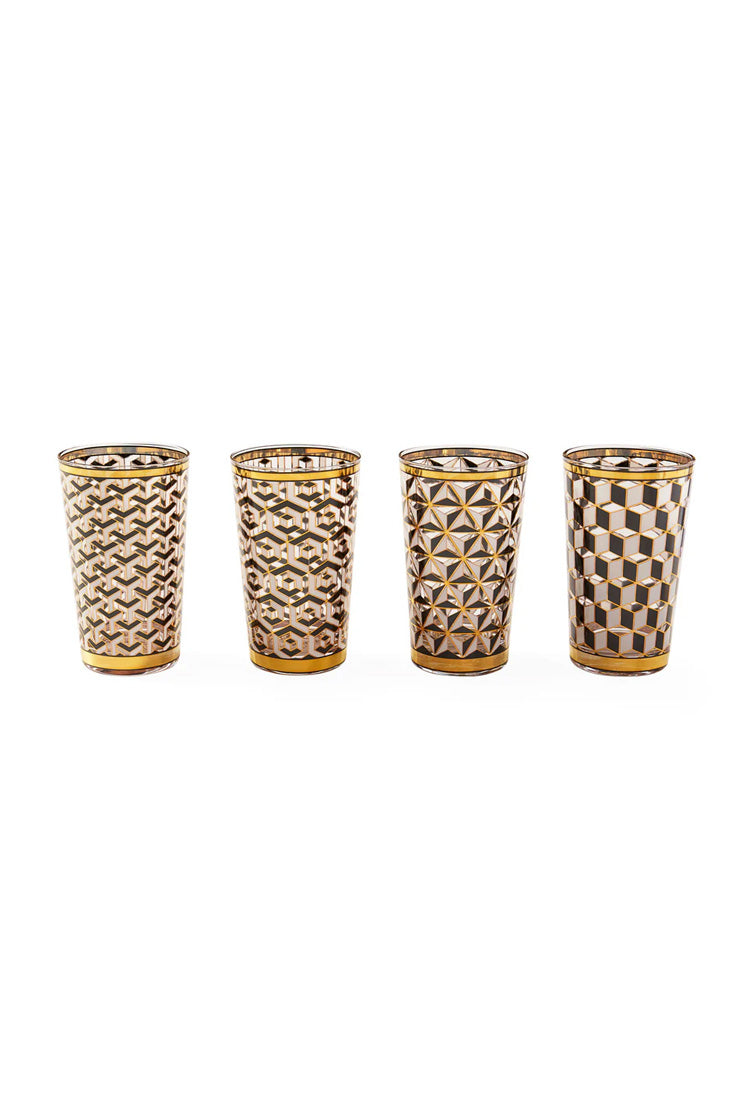 Jonathan Adler Versailles Highball Glasses, set of 4