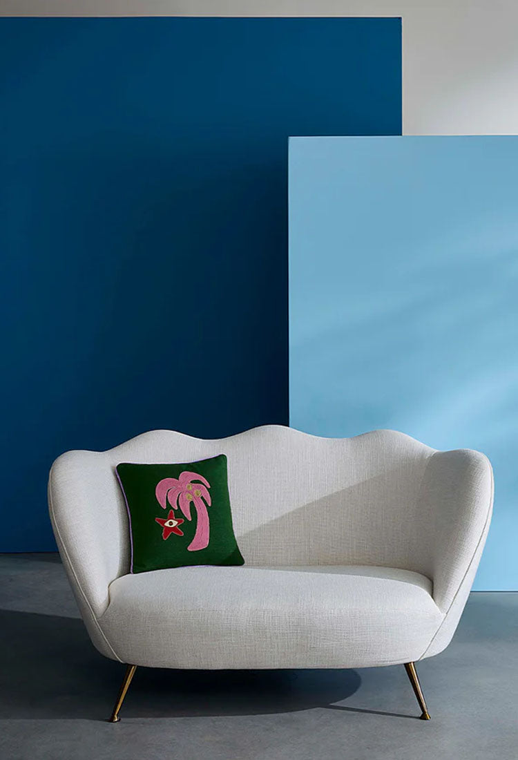 Jonathan Adler Playa Corded Pillow, Palm Tree