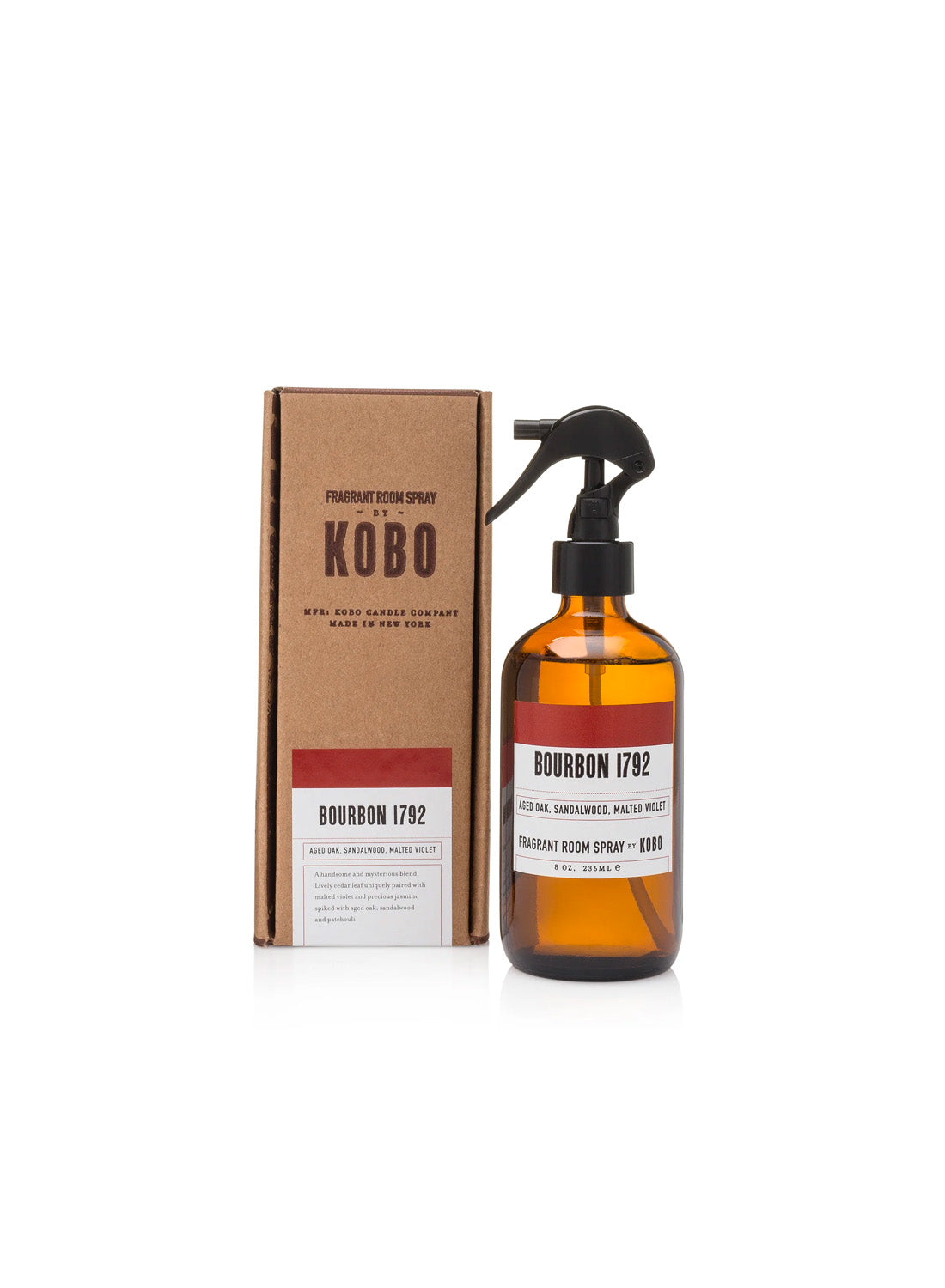 Kobo Room Spray, Bourbon 1792