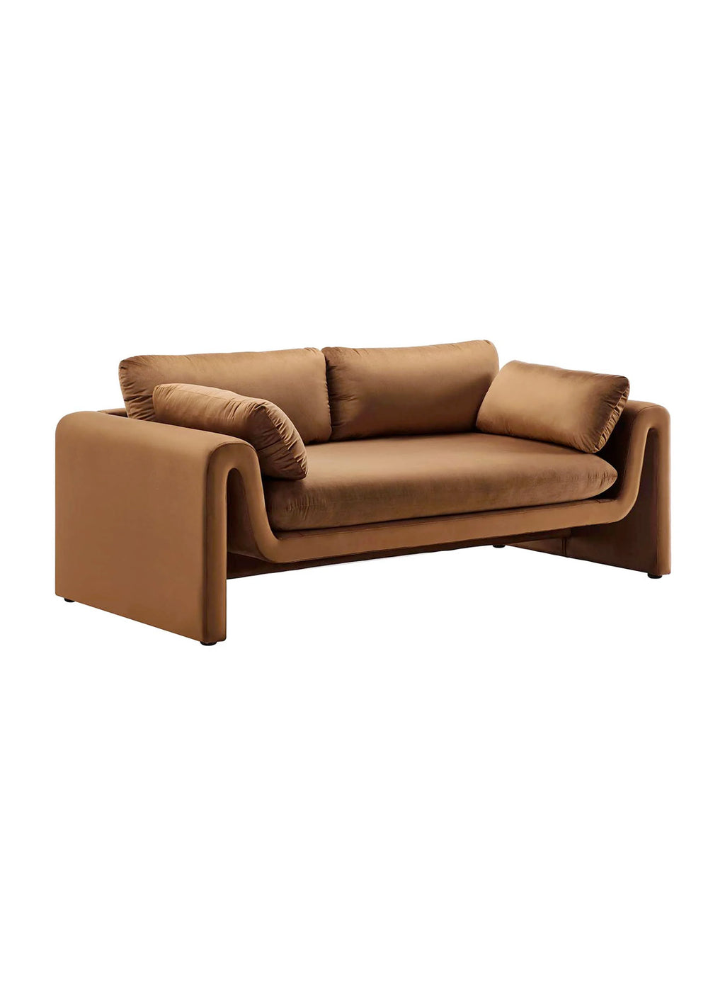Vevlet Ribble Couch Ripple Velvet Sofa